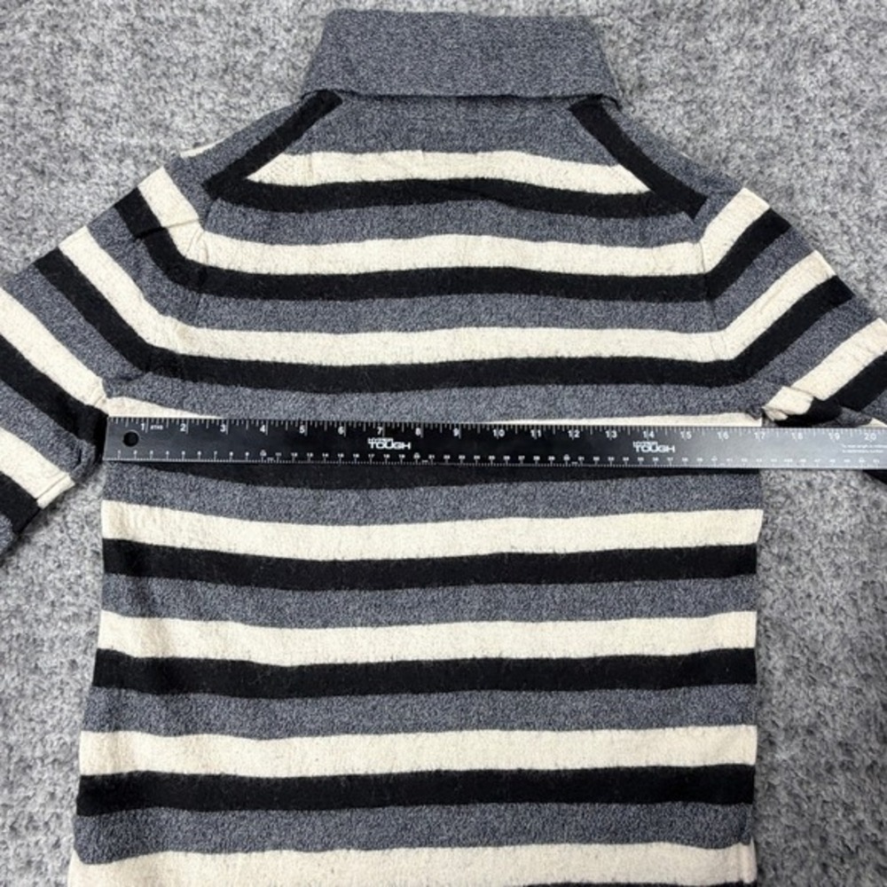 Armani Exchange Men's L (Actually XS/S) Merino Wool Shawl Collar Striped Sweater - Picture 14 of 16